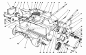 Housing & Rotor Assembly Diagram and Parts List for 38025 3900001-3999999 - 1993 Lawn Boy Snow Blower